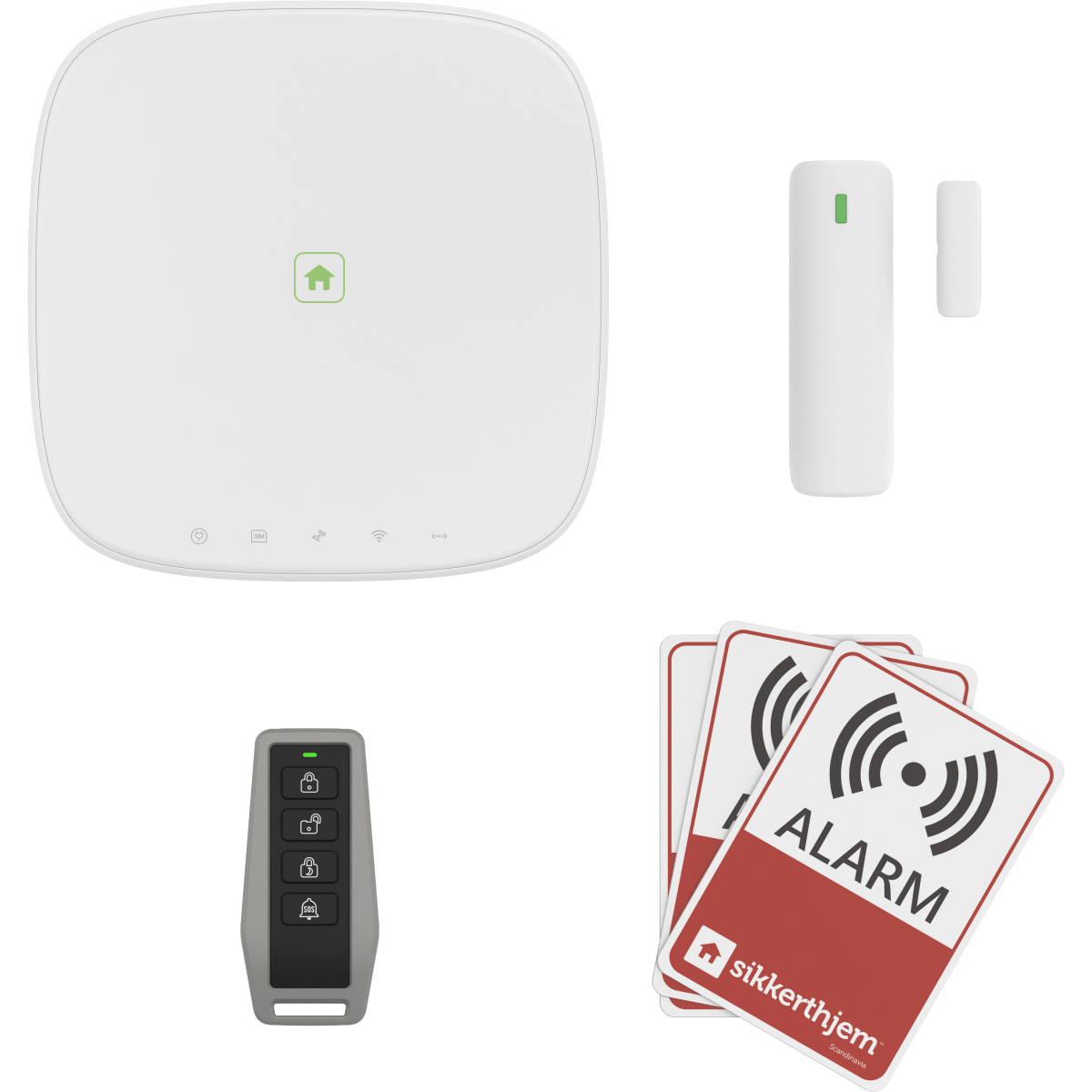 Alarmsystem - S7pro™ Startpakke fra SikkertHjem™