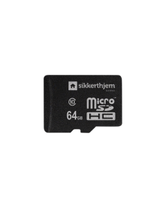 64 GB microSD™ hukommelseskort | SikkertHjem™ Scandinavia