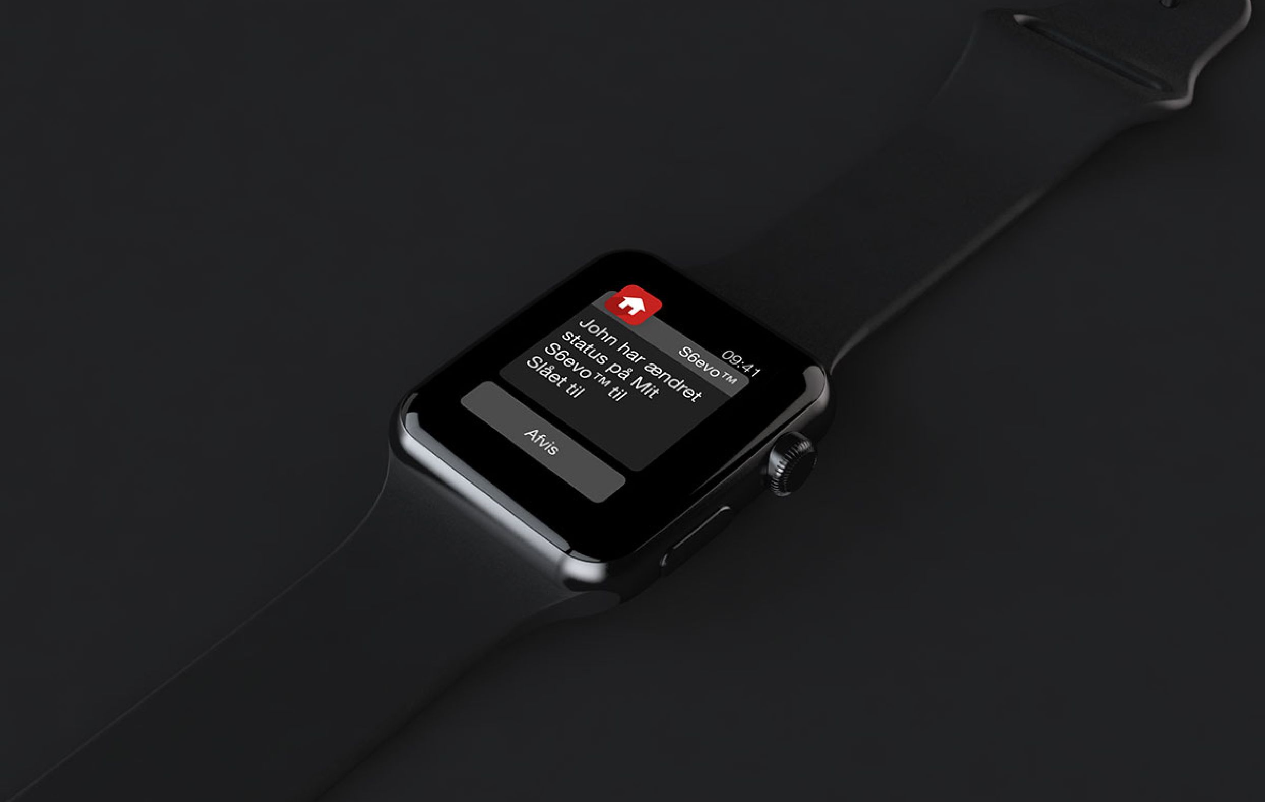 Få S6evo™ notifikationer på dit Apple® Watch | SikkertHjem™ Scandinavia